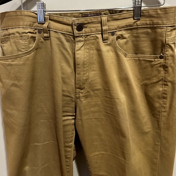 Weatherproof Tan 5 Pocket pants. Canvas material  Size 34x30. Seldom Worn - Picture 1 of 5